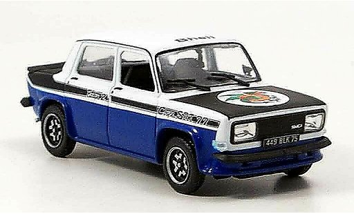 Simca 1000 Rallye 2 SRT 1/43 Norev 2 blanche/noire 1977 miniature