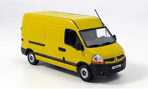 Renault Master Boite 1/43 Norev jaune 2006 miniature