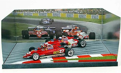 Ferrari 126 CK 1/43 Brumm turbo villeneuve pironi duell miniature