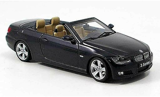 Bmw 335 cabriolet 1/43 Autoart E93 (E93) noire miniature