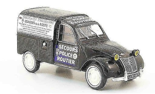 Citroen 2CV police 1/43 IXO fourgonente secours routier miniature