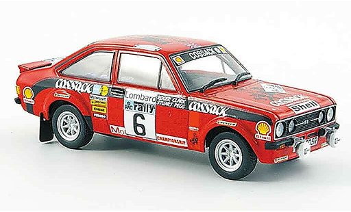 Ford Escort RS 1800 1/43 Minichamps No.6 vainqueur RAC Rally 1976 MK2 miniature