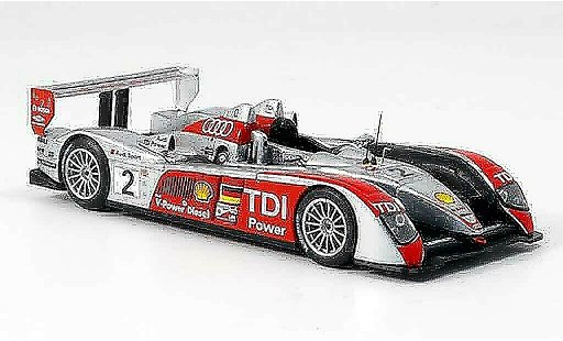 Audi R10 course 1/43 IXO 2007 No.2 Le Mans 2007 miniature