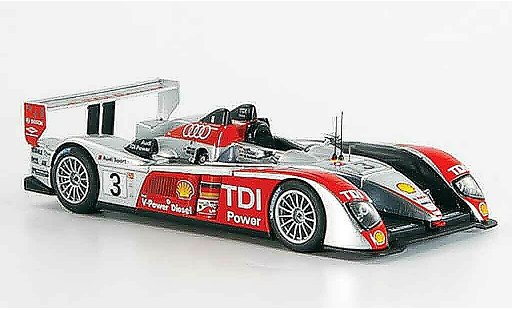 Audi R10 course 1/43 IXO 2007 No.3 Le Mans 2007 miniature