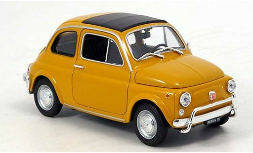 Fiat 500 Nuova 1/18 Welly ocker 1957 miniature