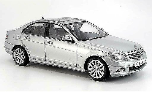 Mercedes Classe C Base 1/18 Autoart berline (w 204) elegance grise miniature