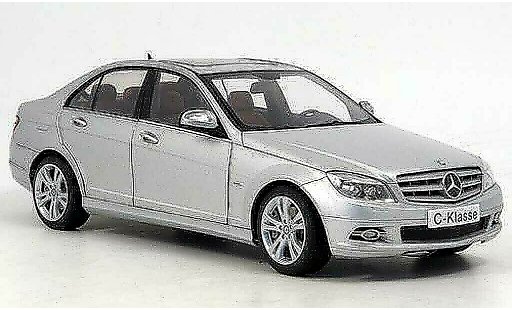 Mercedes Classe C Base 1/18 Autoart berline (w 204) avantgarde grise miniature