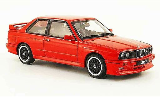 Bmw M3 evo 2 1/43 Autoart E30 Evolution Cecotto Edition rouge 1989 miniature