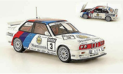 Bmw M3 dtm 1/43 Autoart E30 No.3 J.Cecotto 1991 miniature