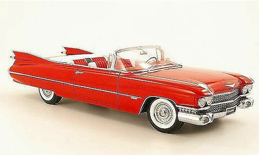 Cadillac Serie 62 Convertible 1/18 Autoart Cabriolet rouge 1959 miniature