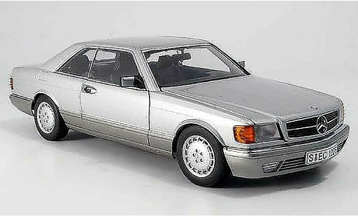 Mercedes 500 Coupe 1/18 Autoart (w 126) grise metallized miniature