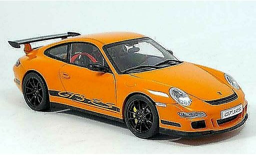 Porsche 911 GT3 RS 1/18 Autoart 2006 orange-noire miniature