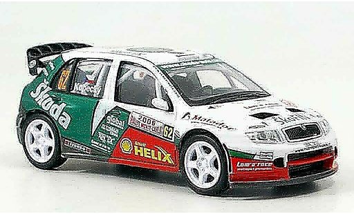 Skoda Fabia WRC 1/43 Abrex evo ii no.62 kopecky miniature