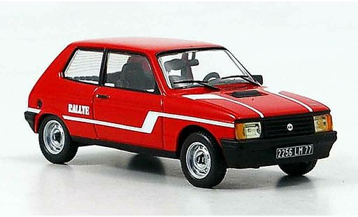 Talbot Samba Rally 1/43 IXO rouge 1983 miniature