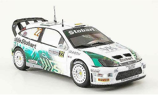 Ford Focus RS WRC 1/43 IXO No.22 Higgins Agnew Rally Italien 2005 miniature