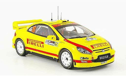 Peugeot 307 WRC 1/43 IXO no.25 pirelli rallye argentine 2006 miniature