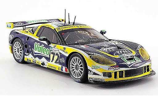 Chevrolet Corvette course 1/43 Spark C6 R No.72 Valeo 24h Le Mans 2007 miniature