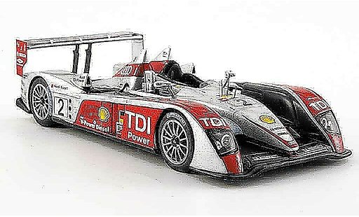 Audi R10 course 1/43 Spark 2007 TDI Sport No.2 24h Le Mans miniature