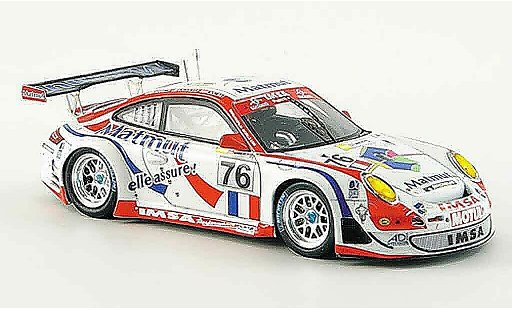 Porsche 911 GT3 RSR 1/43 Spark 2007 IMSA Performance No.76 Le Mans miniature