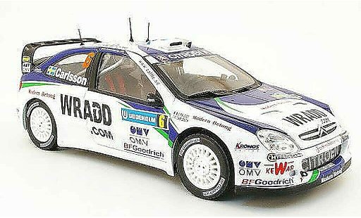 Citroen Xsara WRC 2007 1/18 Sun Star no.6 wradd.com rallye suisse miniature