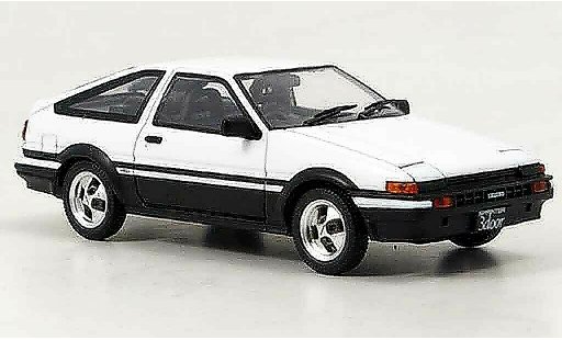 Toyota Trueno AE86 1/43 Ebbro ae 86 blanche miniature