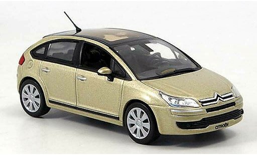 Citroen C4 Berline 1/43 Norev beige 5-portes 2004 miniature