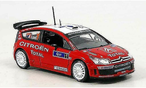 Citroen C4 WRC 2007 1/43 Norev tour de course loeb elena miniature