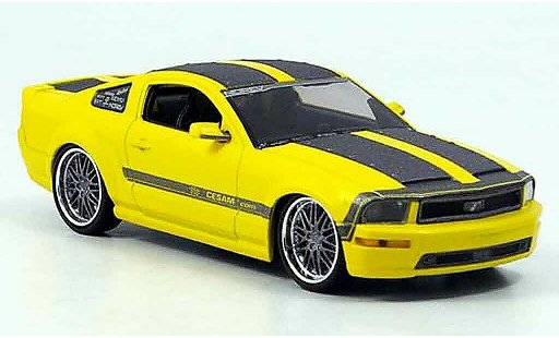Ford Mustang Cesam 1/43 Norev jaune grise by Parotech miniature