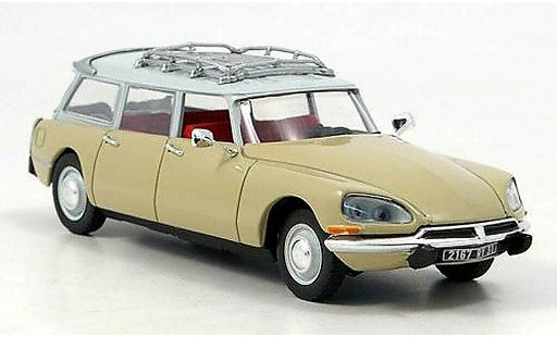 Citroen DS 23 1/43 Norev Break beige/blanche 1974 miniature