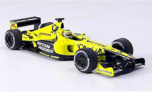 Honda F1 Base 1/43 Minichamps Jordan MP4 5 Takuma Sato Testing Barcelona 2002 miniature