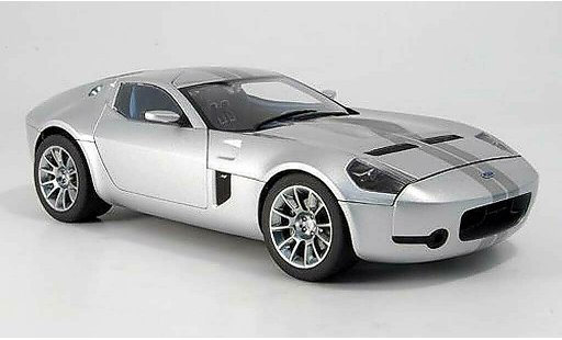 Shelby GR-1 Concept 1/18 Autoart grise avec bandes grises miniature