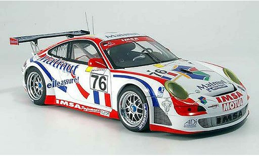 Porsche 911 GT3 RSR 1/18 Autoart 2007 no.76 vainqueur gt2-klasse le mans miniature