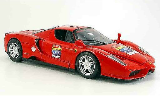 Ferrari Enzo Coupe 1/18 Hot Wheels rouge 60th anniversaire miniature