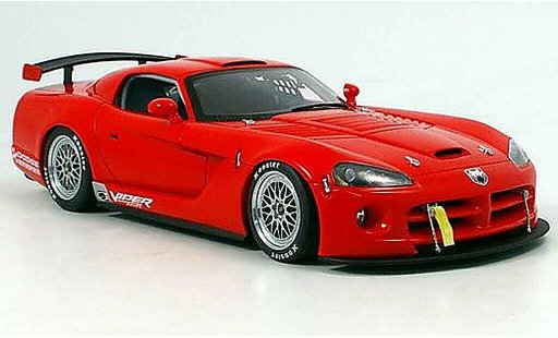 Dodge Viper Competition 1/18 Autoart car plain body rouge 2004 miniature