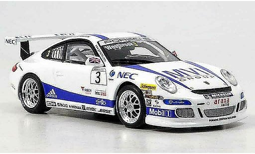 Porsche 911 GT3 CUP 1/43 Minichamps 2007 Araxa Racing miniature