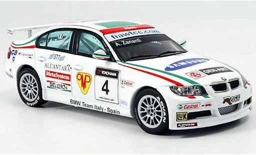 Bmw 320 WTCC 1/43 Spark E90 si 3er No.4 Zanardi 2007 miniature