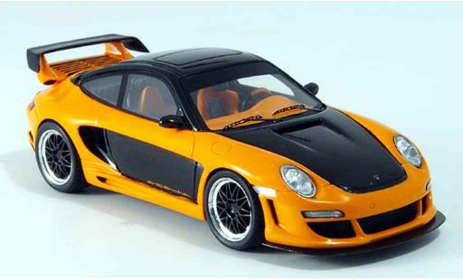 Gemballa GTR 650 1/43 Spark noire orange 2007 miniature