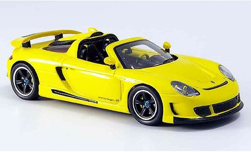 Gemballa Mirage GT 1/43 Spark jaune 2007 miniature
