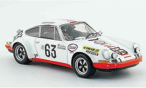 Porsche 911 S 1/43 Spark S No.63 Le Mans 1971 miniature