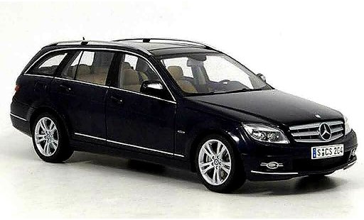 Mercedes Classe C T-Modell 1/18 Autoart break avantgarde bleu 2007 miniature