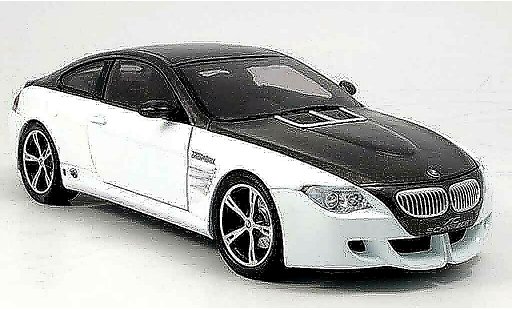 Bmw M6 ac schnitzer 1/18 Norev E63 noire/blanche 2007 miniature