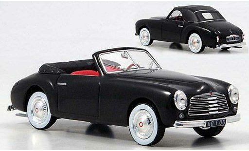 Simca 8 sport Base 1/43 Norev Cabrio noire 1951 miniature