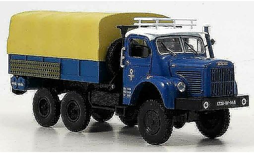 Berliet GBC camion 1/43 Norev 8 6x6 Gazelle bleu 1959 miniature