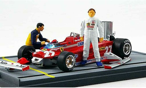 Ferrari 126 CK 1/43 Brumm turbo villeneuve flughafen istrana miniature
