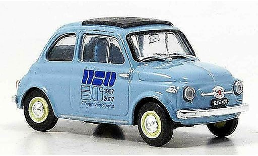Fiat 500 Sport 1/43 Brumm 50 Jahre Unione Sportiva Oltronese 1959 miniature