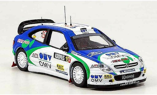 Citroen Xsara WRC 2005 1/43 IXO no.19 pons del barrio rallye acropolis miniature