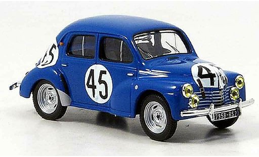 Renault 4CV Racing 1/43 IXO no.45 vernet le mans 1950 miniature