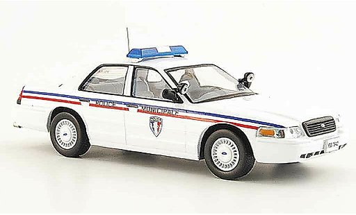 Ford Crown Police Interceptor 1/43 IXO Montepellier miniature