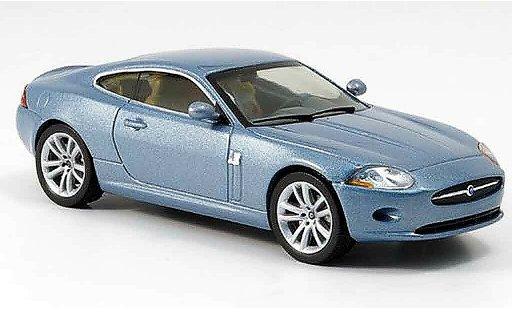 Jaguar XK coupe 1/43 IXO bleu 2005 miniature