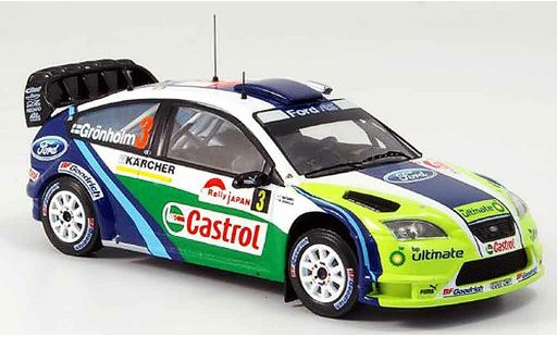 Ford Focus RS WRC 1/43 IXO No.3 Gronholm Rally Japan 2006 miniature